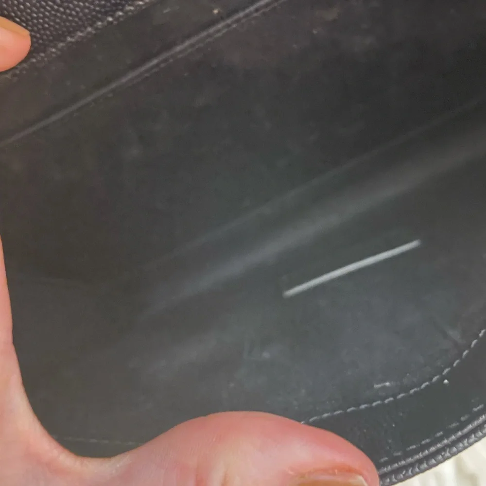 YSL Cassandre Grain Flap Wristlet - Picture 11 of 13